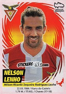 Figurina Nélson Lenho - Futebol 2018-2019 n. 26 - Panini