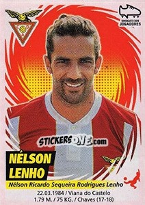 Sticker Nélson Lenho - Futebol 2018-2019 - Panini