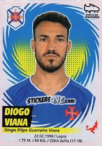 Sticker Diogo Viana - Futebol 2018-2019 n. 39 - Panini