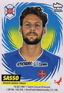Sticker Sasso - Futebol 2018-2019 n. 40 - Panini