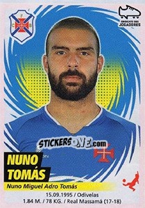 Figurina Nuno Tomás - Futebol 2018-2019 - Panini