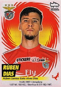 Figurina Rúben Dias - Futebol 2018-2019 - Panini