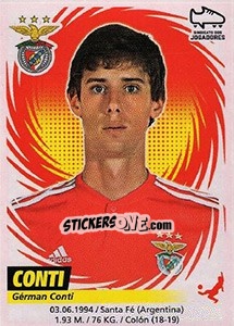 Sticker German Conti - Futebol 2018-2019 n. 57 - Panini