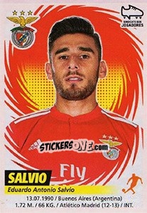 Sticker Salvio - Futebol 2018-2019 n. 64 - Panini