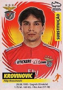 Sticker Filip Krovinovic - Futebol 2018-2019 n. 65bis - Panini