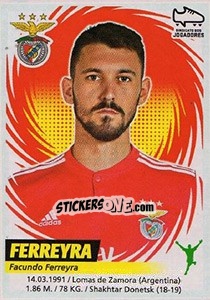 Cromo Facundo Ferreyra - Futebol 2018-2019 n. 68 - Panini