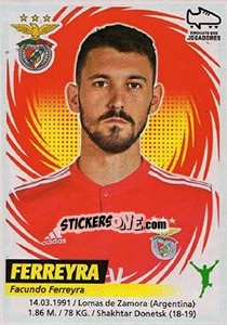 Cromo Facundo Ferreyra - Futebol 2018-2019 - Panini