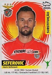 Sticker Haris Seferovic - Futebol 2018-2019 n. 68bis - Panini