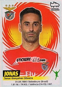 Sticker Jonas - Futebol 2018-2019 - Panini