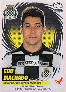 Sticker Edu Machado - Futebol 2018-2019 n. 72 - Panini