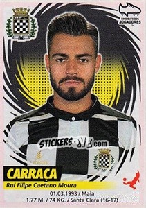 Cromo Carraça - Futebol 2018-2019 - Panini