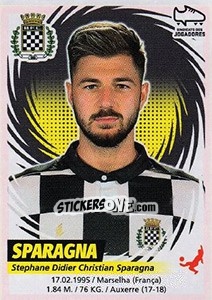 Sticker Sparagna - Futebol 2018-2019 - Panini