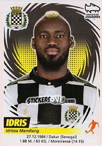 Sticker Idris - Futebol 2018-2019 - Panini