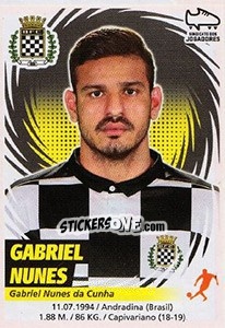 Cromo Gabriel Nunes - Futebol 2018-2019 - Panini