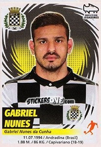 Sticker Gabriel Nunes - Futebol 2018-2019 n. 79 - Panini