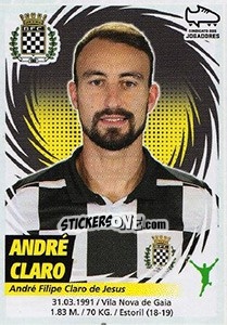 Cromo André Claro - Futebol 2018-2019 n. 86 - Panini