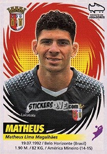 Sticker Matheus - Futebol 2018-2019 n. 87 - Panini