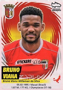 Cromo Bruno Viana - Futebol 2018-2019 n. 90 - Panini