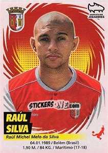 Sticker Raúl Silva - Futebol 2018-2019 n. 91 - Panini