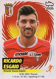 Sticker Ricardo Esgaio - Futebol 2018-2019 - Panini