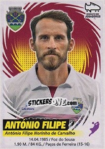 Figurina António Filipe - Futebol 2018-2019 - Panini