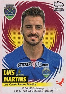 Sticker Luís Martins - Futebol 2018-2019 n. 111 - Panini
