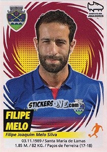 Sticker Filipe Melo - Futebol 2018-2019 n. 112 - Panini
