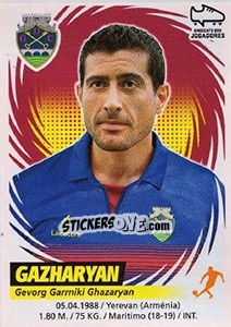 Figurina Gazharyan - Futebol 2018-2019 - Panini