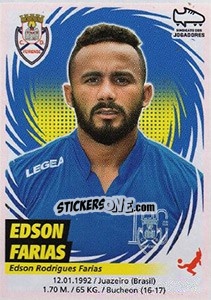 Cromo Edson Farias - Futebol 2018-2019 - Panini