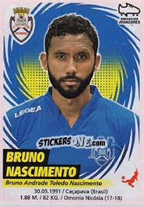 Sticker Bruno Nascimento - Futebol 2018-2019 n. 124 - Panini