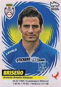 Sticker Briseño - Futebol 2018-2019 n. 125 - Panini