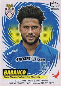 Figurina Babanco - Futebol 2018-2019 - Panini