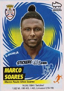 Sticker Marco Soares - Futebol 2018-2019 n. 130 - Panini