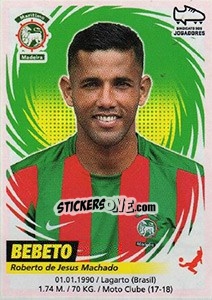 Sticker Bebeto - Futebol 2018-2019 n. 140 - Panini