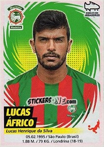 Cromo Lucas Áfrico - Futebol 2018-2019 - Panini