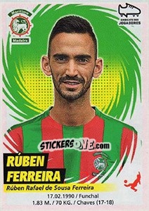 Sticker Rúben Ferreira - Futebol 2018-2019 n. 145 - Panini