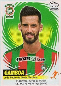 Sticker Gamboa - Futebol 2018-2019 - Panini