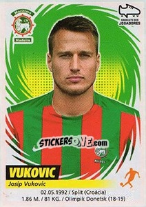 Sticker Vukovic - Futebol 2018-2019 - Panini
