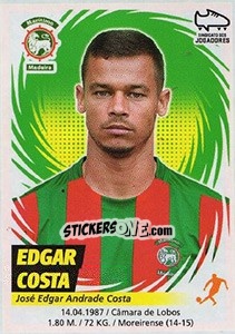 Sticker Edgar Costa - Futebol 2018-2019 n. 150 - Panini