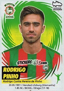 Sticker Rodrigo Pinho - Futebol 2018-2019 n. 154 - Panini