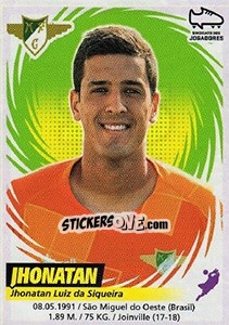 Sticker Jhonatan - Futebol 2018-2019 n. 155 - Panini