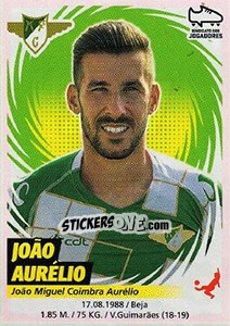Sticker João Aurélio - Futebol 2018-2019 - Panini
