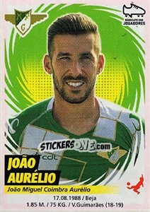 Sticker João Aurélio - Futebol 2018-2019 n. 157 - Panini