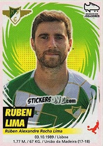 Sticker Rúben Lima - Futebol 2018-2019 - Panini