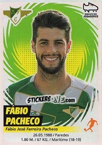 Cromo Fábio Pacheco - Futebol 2018-2019 - Panini