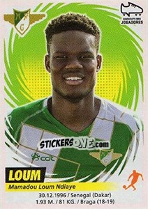 Sticker Loum - Futebol 2018-2019 n. 165 - Panini