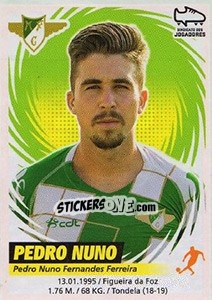 Sticker Pedro Nuno - Futebol 2018-2019 n. 166 - Panini
