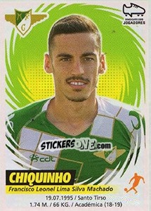 Sticker Chiquinho - Futebol 2018-2019 n. 167 - Panini