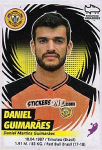 Sticker Daniel Guimarães - Futebol 2018-2019 n. 172 - Panini