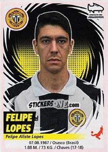 Figurina Felipe Lopes - Futebol 2018-2019 n. 177 - Panini